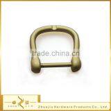 Metal bag accessories gold d ring buckles
