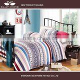 100% Cotton China Supplier Textile New Fresh Style Stripe Design Bed Sheet thumbnail-1