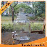 4L Octagon Glass Storage Jar With Glass Mushroom Lid With Tap thumbnail-3
