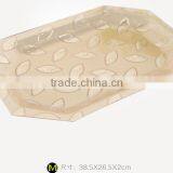 Golden Color Flower Shape Cheap Price Plates, Most Popular Fruit Plate thumbnail-3
