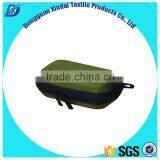 OEM Easy Carrying Waterproof Green EVA Earphone Case / Bag / Box With Mesh Pocket and Handle thumbnail-3