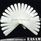 Fan Shape 24 Colors Nail Polish Color Chart Nail Tips Display
