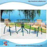 modern outdoor furniture wicker chairs and table set