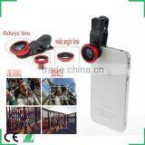 Universal 3 in 1 Lens Wide Angle Lens+macro Lens+fisheye Lens for Smartphones thumbnail-3