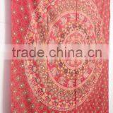 RT-601 Round and Round Design Beautiful Pattern Proper Hand Work Designer Bedspread/mandala Bed Cover thumbnail-3