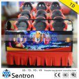 7D Theater 6 Seats Hydraulic Platform for Amusement Park Ride 7D Cinema Box thumbnail-5