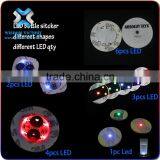Business Gifts Fashional Custom Your Own Logo Led Light Coaster,led Coaster