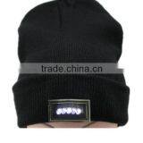 Unisex Gender and Knitted Pattern High Quality Led Beanie Hat With Led Light thumbnail-3