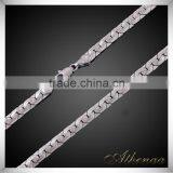 Platinum Plated Fashionable New Design Chunky Necklace Jewelry thumbnail-2