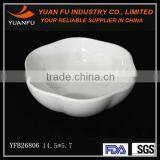 Melamine White Flower Shape Plastic Bowls thumbnail-1