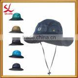 Quick-dry Cool Sweat-wicking Factory Outdoor Caps Bucket Fishing Hats With String thumbnail-1