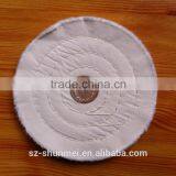 Wholesale New Design white Cotton Polishing Buff for gold silver