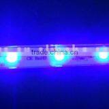 3pcs 5050 SMD LED Module,with Metal Case,BLUE Color,DC12V,20pcs a String;75mm*12mm
