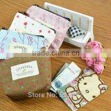 Lovely Women Coin Bag Pocket Pouch Wallet Cash Sweet Flower Canvas Purse thumbnail-3