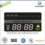 Colorfull 7 Segment Led Clock Display Digital Wall Clock Led Display Led Digital Clock Display