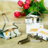 Airplane metal binder clips stationery office document clip