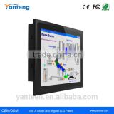 True flat seamless 15inch embedded touch screen panel pc with 5-wire resistive touchscreen