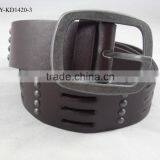 Fake Leather Rivet Belt for Men thumbnail-1