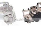 Cosmetic Storage Box With Chic Crocodile Pattern pu Leather thumbnail-3