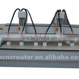 Two Wide Double Top Six Spindle Relief 3d Cnc Wood Engraving and Carving