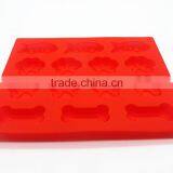BPA Free FDA Food Grade Fish Pawprint Dog Bone Pastry Cake Silicon Baking Tray thumbnail-3