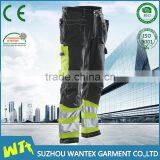 New Style Brand Name Mens Heavy-duty Hi Vis Cargo NAVY Work Trousers Pants thumbnail-1