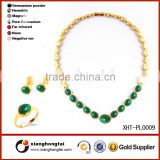 2014 wholesale Titanium set jewely with natural Jade Jewelry
