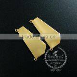 30.5*14mm Gold Plated Flat Pendant Charm DIY Pendant Charm Earrings Chandelier Jewelry Supplies 1850250 thumbnail-2