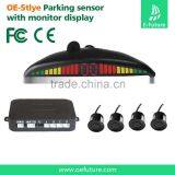 rear parking sensor system led car reversing sensor with 4 ultrasonic sensor