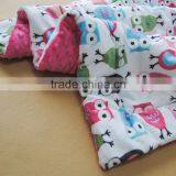 2015 New Design MOQ 10pcs Filled Minky Material Christmas Gifts Baby Quilt Blanket SBQ15090701 thumbnail-2