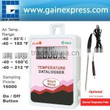 Temperature Logger w/ On/Off Button, External Temp Range and an option to connect to PC via RS232
