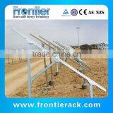 PV Galvanized Steel Ground Screw Pile Solar Racking System thumbnail-4