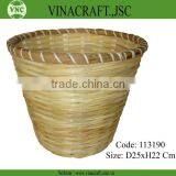 Eco-Friendly Natural Craft Weaving Bamboo Basket