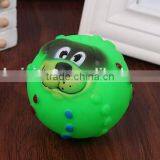 CY190 Various Colours Lovely Face Molar Dog Ball With Squeaker Sound Puppy Pet Dogs Chew Toy thumbnail-5