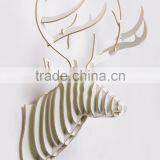 Wall Hanging Wood Crafts Moose Head Decoration thumbnail-1