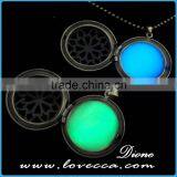 Handmade Night Light up Alloy Locket Glow Dark Necklace thumbnail-6