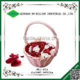 Cheap Wicker Decorate Flower Girl Basket Wedding thumbnail-1