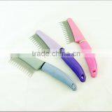 Pet Bath Brush in Plastic Handle and Stainless Steel Pin thumbnail-1