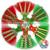 New Christmas Items Christmas Tree Hair Bow Holder ,Christmas Red Green White Snowflake Tutu Bow Holders thumbnail-6