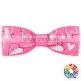 100% Polyester Green White Little Girl Hair Bow Clip One Size Fit Most thumbnail-3