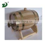 Pine Wood Decorative Mini Wine Barrel thumbnail-3