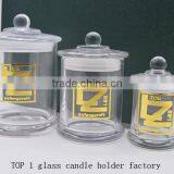 Transparent Empty Glass Bottles With Clear Dome thumbnail-5