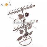 Rose Metal Jewelry Display Neck Stands 2 Layers Jewelry Stand thumbnail-1