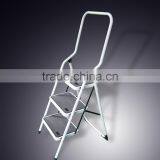 3 Steps Folding Step Ladder With Safety Rail
