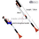 Car Snow Brush With Ice Scraper and Telescopic EVA Handle, Rotation Head thumbnail-2