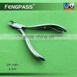 CP-1001 3-3/4" Inch 2CR13 Stainless Steel With PP Handle Cuticle Cuttler Manicure Make up Scissors thumbnail-1