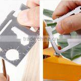 Hot Multifunction Stainless Steel Outdoor Camping Knife Card Tool Camping Knife for Self-defense Portable Credit Card thumbnail-6