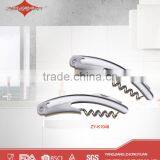 ZY-K1048 China Manufacturer Stainless Steel Bottle Opener Wine Corkscrew thumbnail-1