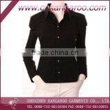 Ladies' 100% Cotton Office Shirt With Long Sleeve thumbnail-1