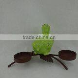 Novelty Ceramic Bird With Rusty Metal Trunk thumbnail-5